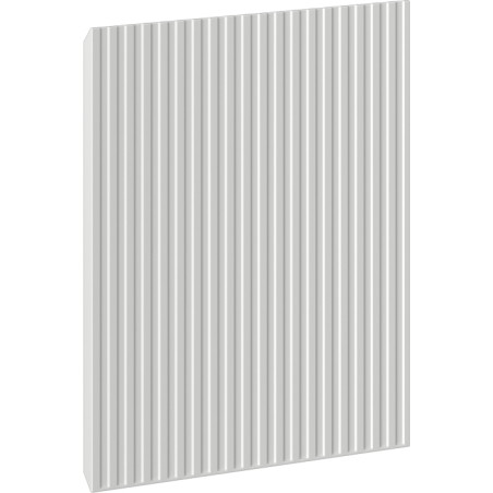 Mexen Rivel front canelat pentru corpul dulapului de baie 45 x 43,5 cm, gri mat - 91A21-0450-470-1-62