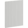 Mexen Rivel front canelat pentru corpul dulapului de baie 45 x 43,5 cm, gri mat - 91A21-0450-470-1-62