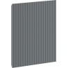 Mexen Rivel front canelat pentru corpul dulapului de baie 30 x 43,5 cm, grafit mat - 91A21-0300-470-1-66