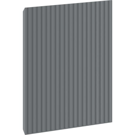 Mexen Rivel față canelată pentru corp dulap baie 35 x 43,5 cm, grafit mat - 91A21-0350-470-1-66