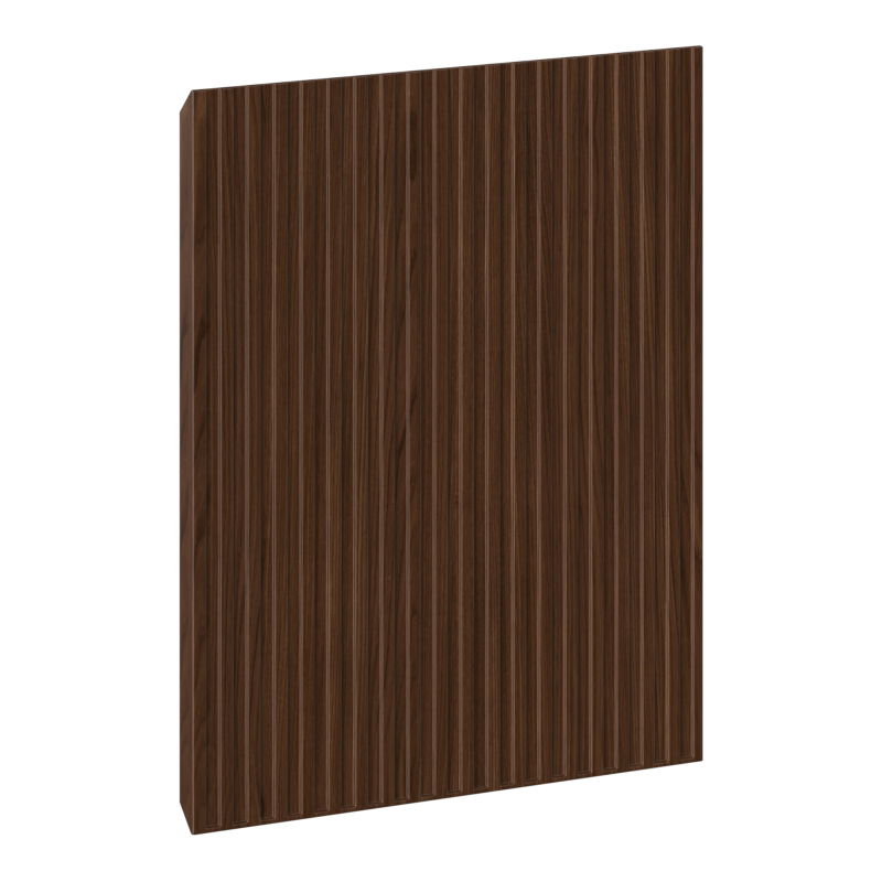 Mexen Rivel elülső barázdált fürdőszobai szekrény testhez 35 x 43,5 cm, dió - 91A21-0350-470-1-86