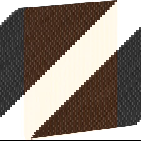 Mexen Rivel elülső barázdált fürdőszobai szekrény testhez 35 x 43,5 cm, dió - 91A21-0350-470-1-86