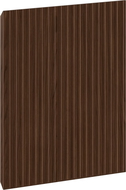 Mexen Rivel front canelat pentru corp dulap baie 40 x 43,5 cm, nuc - 91A21-0400-470-1-86