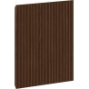 Mexen Rivel front canelat pentru corpul unui dulap de baie 45 x 43,5 cm, nuc - 91A21-0450-470-1-86