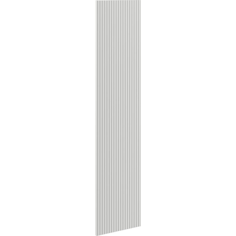 Mexen Rivel bordázott előlap fürdőszobai szekrénytesthez 35 x 160 cm, szürke matt - 91A21-1600-300-1-62