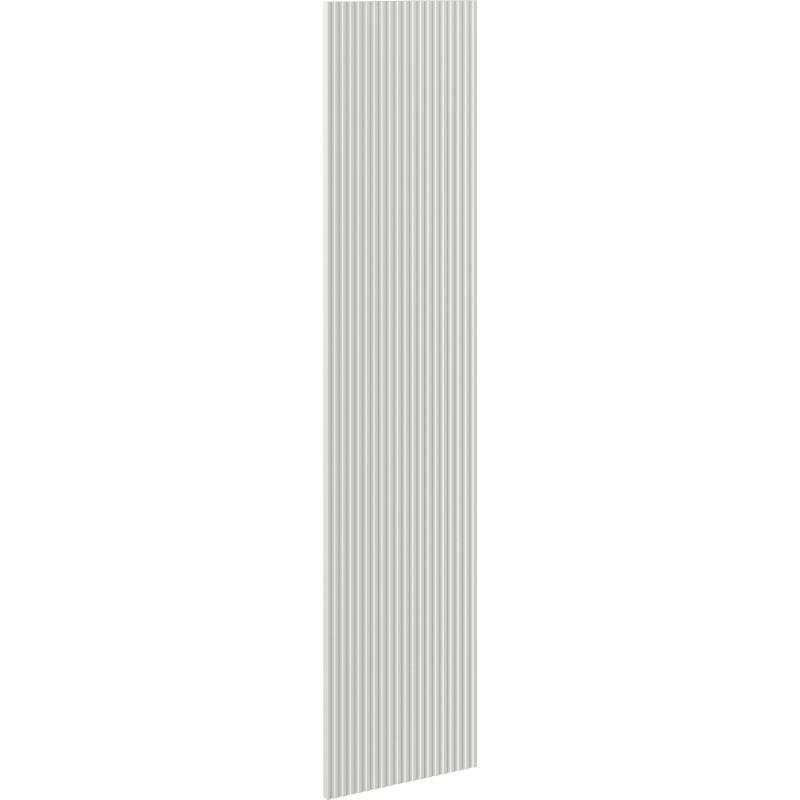 Mexen Rivel front ondulat pentru corpul dulapului de baie 35 x 160 cm, gri mat - 91A21-1600-300-1-62