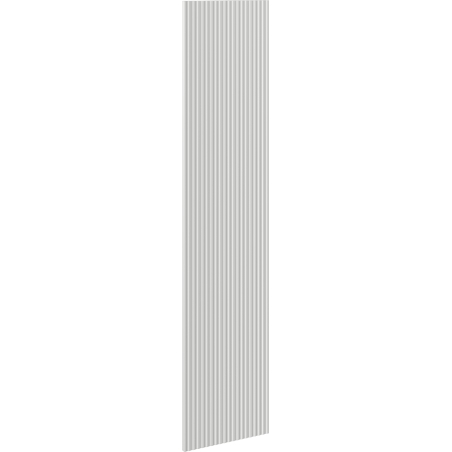 Mexen Rivel bordázott előlap fürdőszobai szekrényhez 35 x 160 cm, szürke matt - 91A21-1600-300-1-62