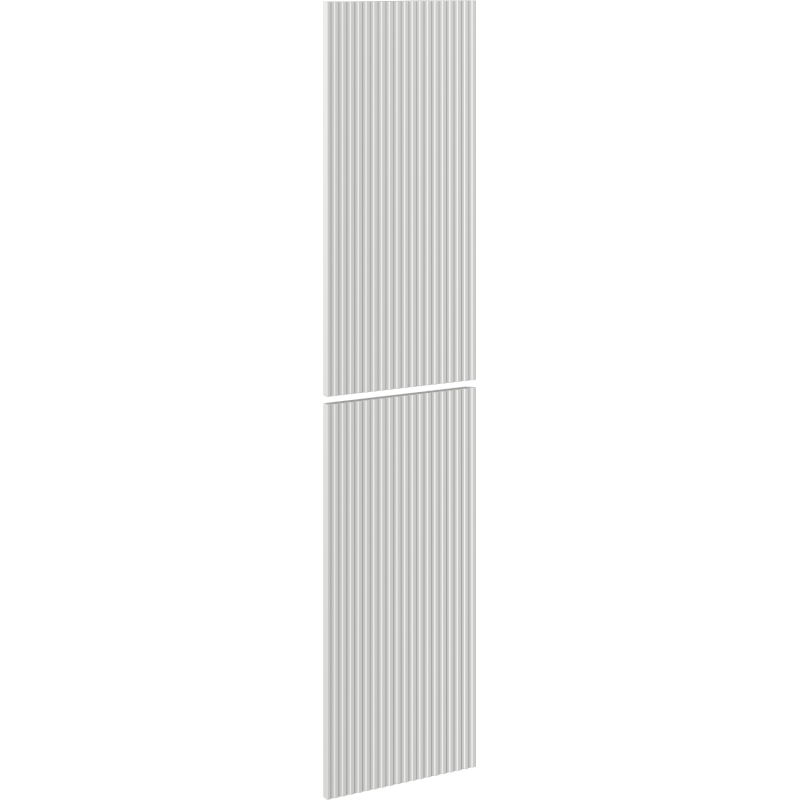 Mexen Rivel elülső riffeléses fürdőszobaszekrény korpuszhoz 35 x 80 cm (2 db), szürke matt - 91A21-1600-300-2-62
