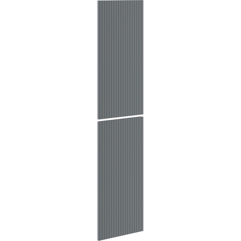 Mexen Rivel fațadă decorativă pentru corp dulap baie 35 x 80 cm (2 buc.), grafit mat - 91A21-1600-300-2-66
