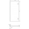 Mexen Rivel fațadă decorativă pentru corp dulap baie 35 x 80 cm (2 buc.), grafit mat - 91A21-1600-300-2-66