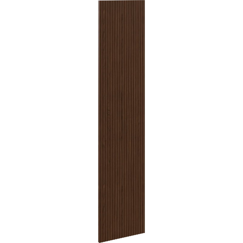 Mexen Rivel barázdált előlap fürdőszobai szekrénytesthez 35 x 160 cm (1 db), dió - 91A21-1600-300-1-86