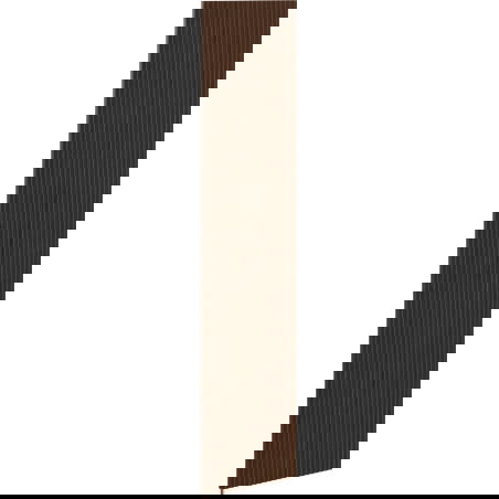 Mexen Rivel barázdált előlap fürdőszobai szekrénytesthez 35 x 160 cm (1 db), dió - 91A21-1600-300-1-86