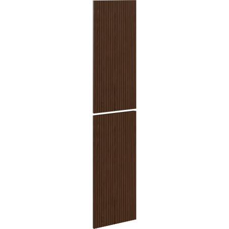 Mexen Rivel front canelat pentru corp dulap baie 35 x 80 cm (2 buc.), nuc - 91A21-1600-300-2-86