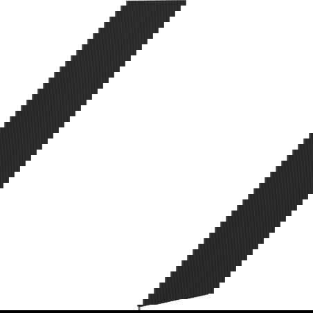 Mexen Rivel frontal striat pentru corpul dulapului de baie 35 x 160 cm, negru mat - 91A21-1600-300-1-71