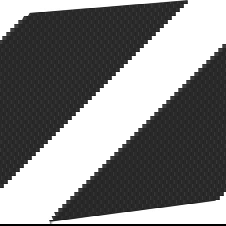 Mexen Rivel față canelată pentru corp dulap baie 35 x 43,5 cm, negru mat - 91A21-0350-470-1-71