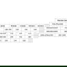 Mexen Exo cabină de duș pătrată pivotantă 70 x 70 cm, transparent, auriu - 8110-070-070-50-00