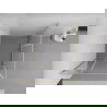 Mexen Exo cabină de duș pătrată pivotantă 70 x 70 cm, transparent, auriu - 8110-070-070-50-00