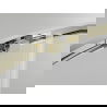 Cabină de duș Mexen Exo semicirculară glisantă 100 x 80 cm, transparentă, aurie - 8131-100-080-50-00