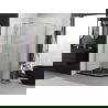 Mexen Exo cabină de duș semirotundă glisantă 120 x 90 cm, transparent, auriu - 8132-120-090-50-00