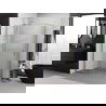 Mexen Exo cabină de duș semirotundă glisantă 120 x 90 cm, transparent, auriu - 8132-120-090-50-00
