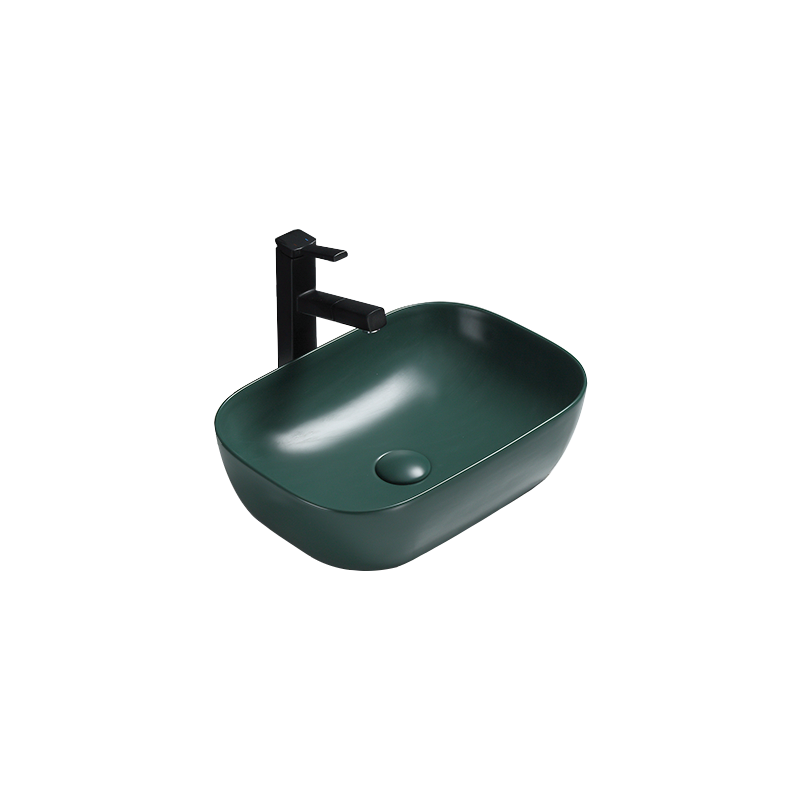 Mexen Rita chiuvetă de blat 45 x 32 cm, verde închis mat - 21084547