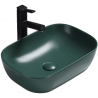 Mexen Rita chiuvetă de blat 45 x 32 cm, verde închis mat - 21084547