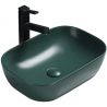 Mexen Rita lavoar de masă 45 x 32 cm, verde închis mat - 21084547