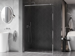 Mexen Kioto-F perete de duș Walk-in cu cadru 50 x 202 cm, transparent 8 mm, crom - 800-050-104-01-00