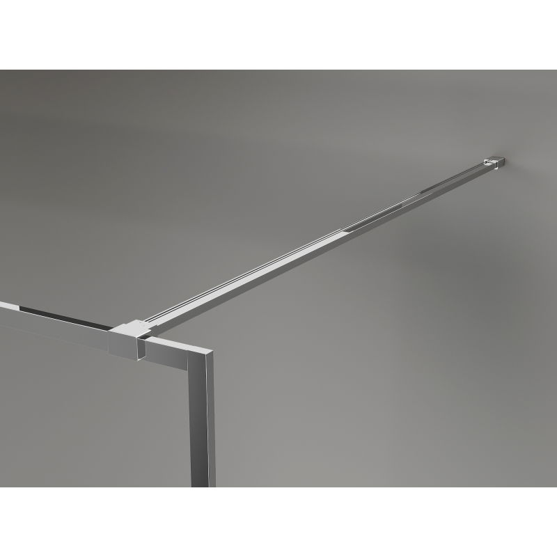 Mexen Kioto-F perete de duș Walk-in cu cadru 50 x 202 cm, transparent 8 mm, crom - 800-050-104-01-00