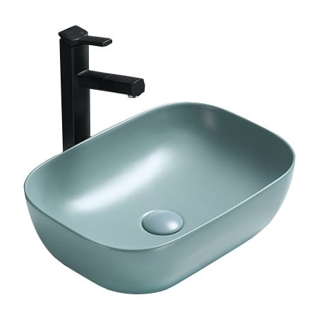 Mexen Rita lavoar pe blat 45 x 32 cm, verde deschis mat - 21084548