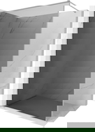 Mexen Kioto-F panou de duș Walk-in cu cadru 90 x 202 cm, grafit 8 mm, crom - 800-090-104-01-40