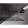 Mexen Kioto-F Walk-in zuhanyfal kerettel 140 x 202 cm, grafit 8 mm, arany - 800-140-104-50-40
