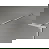 Mexen Kioto-F perete de duș Walk-in cu cadru 50 x 202 cm, transparent 8 mm, nichel periat - 800-050-104-97-00