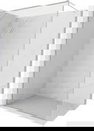 Mexen Kioto-F Walk-in zuhanyfal kerettel 105 x 202 cm, átlátszó 8 mm, szálcsiszolt nikkel - 800-105-104-97-00