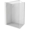 Mexen Kioto-F Perete de duș Walk-in cu cadru 115 x 202 cm, transparent 8 mm, nichel periat - 800-115-104-97-00