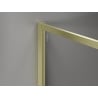 Mexen Kioto-F zuhanyfal Walk-in kerettel 130 x 202 cm, grafit 8 mm, arany kefélt - 800-130-104-55-40