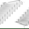 Mexen Kioto-F perete de duș Walk-in cu cadru 70 x 202 cm, mat 8 mm, gun metal - 800-070-104-95-30