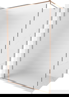 Mexen Kioto-F panou de duș Walk-in cu cadru 100 x 202 cm, sticlă mată 8 mm, cupru periat - 800-100-104-65-30