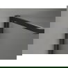 Mexen Kioto-F paravan de duș Walk-in cu cadru 55 x 202 cm, transparent 8 mm, negru - 800-055-104-70-00