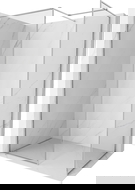 Mexen Kioto-F Panou de duș Walk-in cu ramă 160 x 75 cm, transparent 8 mm, crom - 800-160-202-04-00-075