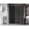 Mexen Kioto-F perete de duș Walk-in cu ramă 85 x 70 cm, transparent 8 mm, crom - 800-085-202-04-00-070