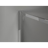 Mexen Kioto-F perete de duș Walk-in cu ramă 85 x 70 cm, transparent 8 mm, crom - 800-085-202-04-00-070