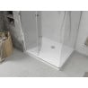 Mexen Lima cabină de duș pliabilă 70 x 80 cm, transparent, cromat + cadă Flat - 856-070-080-01-00-4010