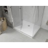 Mexen Lima cabina de duș pliabilă 100 x 90 cm, transparentă, crom + cadă Flat - 856-100-090-01-00-4010