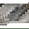 Mexen Lima cabină de duș pliabilă 110 x 90 cm, transparent, Crom + cadă de duș Flat - 856-110-090-01-00-4010