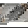 Mexen Lima cabină de duș pliabilă 120 x 90 cm, transparent, Crom + cadă de duș Flat - 856-120-090-01-00-4010
