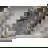 Mexen Lima Duo cabină de duș pliabilă 70 x 70 cm, transparent, Crom + cadă de duș Flat - 856-070-070-01-02-4010