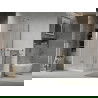 Mexen Lima Duo cabină de duș pliabilă 70 x 70 cm, transparent, Crom + cadă de duș Flat - 856-070-070-01-02-4010