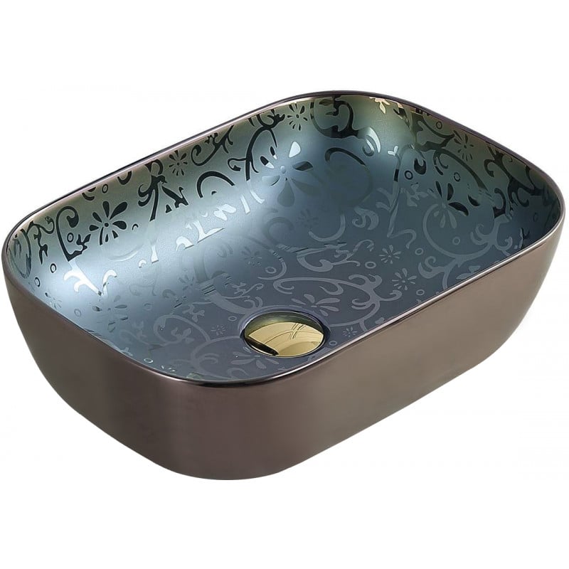 Mexen Rita chiuvetă de blat 45 x 32 cm, verde - 21084556