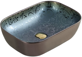 Mexen Rita chiuvetă de blat 45 x 32 cm, verde - 21084556